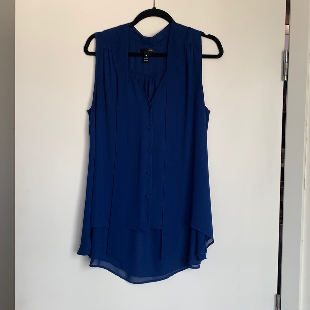 Aqua blouse